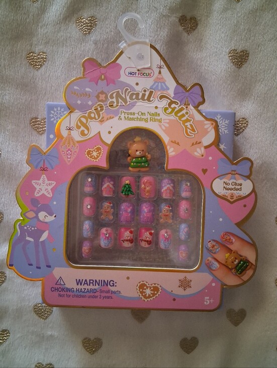 HOT FOCUS Other - ✂️3/$15 *NIP* HOT FOCUS Pop Nail Glitz Press-Ons